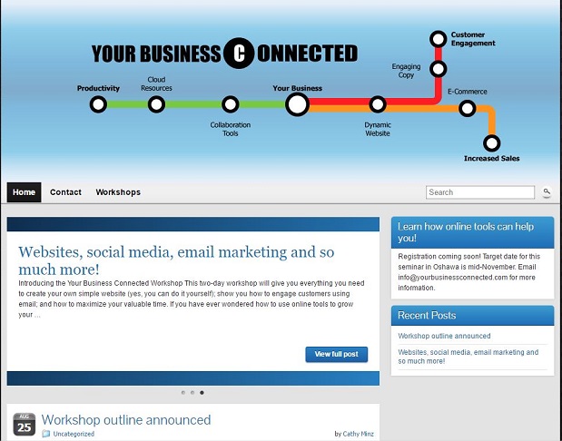 Your Business Connected website